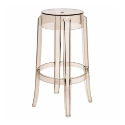30'' Backless Kage Barstool Polycarbonate - Amber