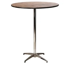 24 Inch Round Pub / Cocktail Table w/ 30" and 42" Columns!