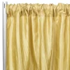 Accordion Crushed Taffeta - 8ft Long x 54" Wide Drape/Backdrop Panel - Gold
