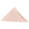 Accordion Crushed Taffeta Napkin - 20"x20" - Blush/Rose Gold
