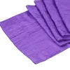 Accordion Crushed Taffeta Table Runner - Purple