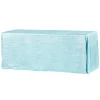 Accordion Crushed Taffeta - 90"x156" Rectangular Tablecloth - Baby Blue