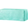 Accordion Crushed Taffeta - 90"x132" Rectangular Tablecloth - Turquoise
