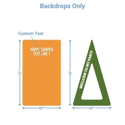 Adventure Camp Foam Core Birthday Backdrop Kit by PopScene™