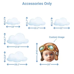 Airplane Pilots Foam Core Birthday Backdrop Kit by PopScene™