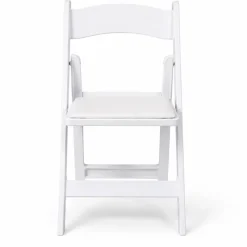 Amigo™ Resin Folding Chair - White