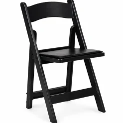 Amigo™ Resin Folding Chair - Black