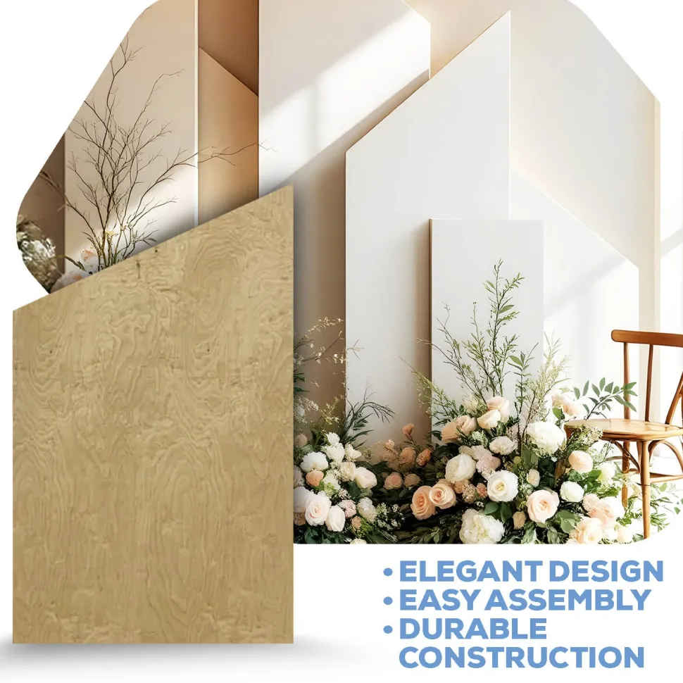Angled Collapsing Chiara Wall Panel (Right Leaning) - Select Your Size!