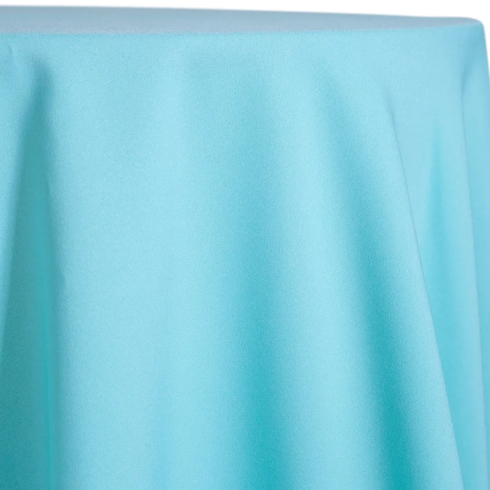 Aqua - Polyester "Tropical " Tablecloth - Many Size Options