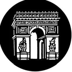 Arc De Triomphe - Stock Gobo for Gobo Light Projectors - Choose your size!