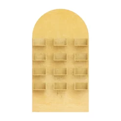 Arched Wood Party Snack Wall Panel - 84