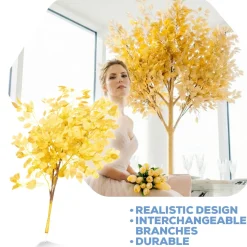 Artificial Gold Leaf Branch — Gold | Interchangeable Branch for ModTree™ Collection Trees