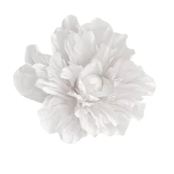 Artificial Single White Jumbo Flower Branch — White | Interchangeable Branch for ModTree™ Collection Trees