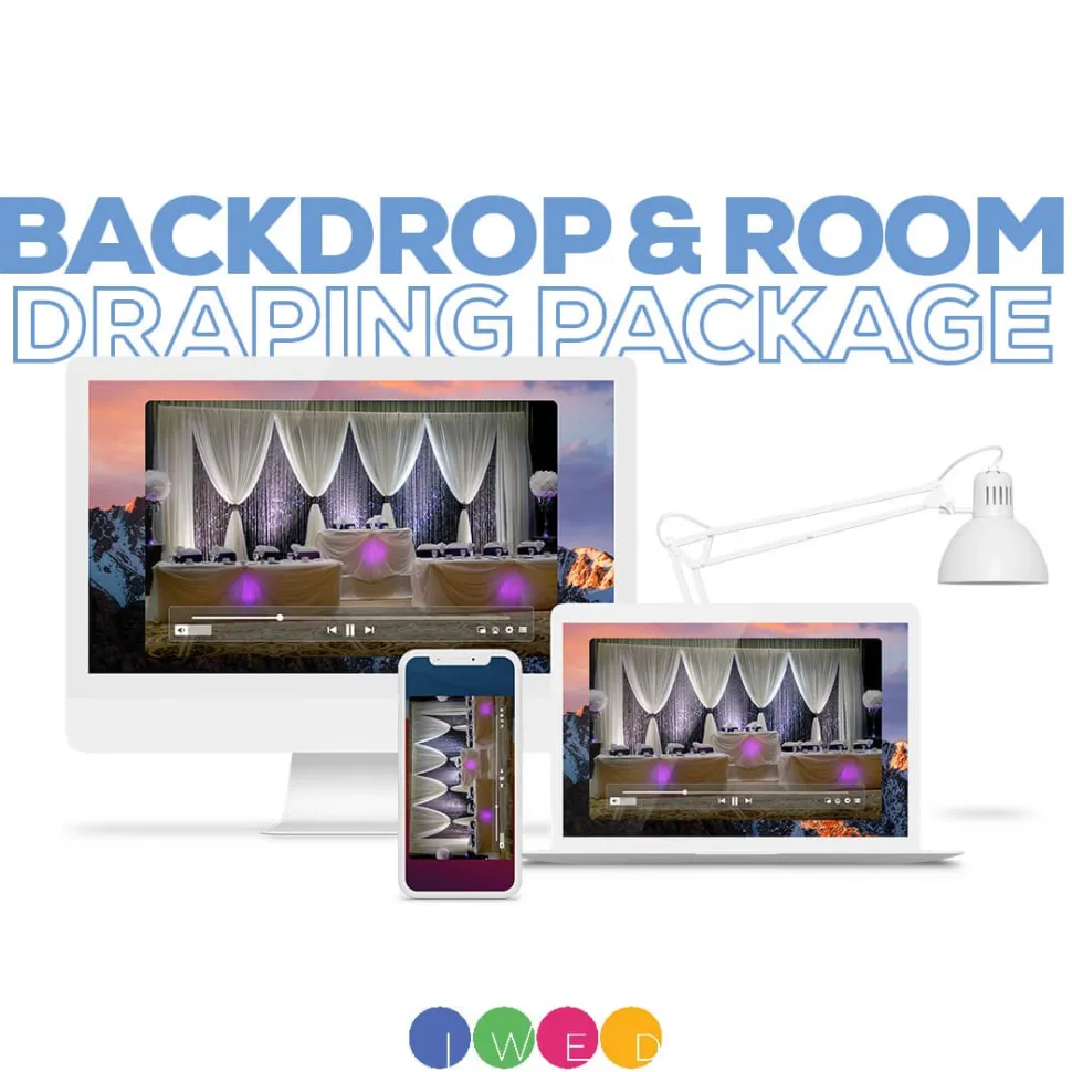 Backdrop & Room Draping - Instructional Video Package