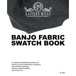 Banjo Fabric Swatch Book by Eastern Mills - All Banjo Products