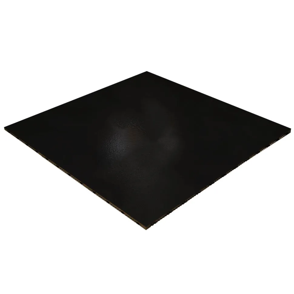 Black & White Slate Snaplock Dance Floor Set - Easy Assembly, Portable with Edging & Transport Cart! - 36" x 36" Tiles