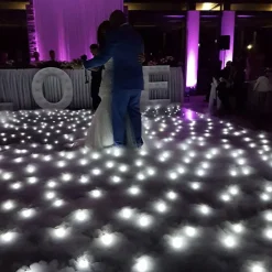 Black LED Starlight Dance Floor Kit - 8ft x 8ft (includes Flight Case)