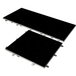 Black LED Starlight Dance Floor Kit - 8ft x 8ft (includes Flight Case)