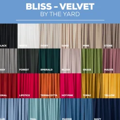 Bliss Velvet Tablecloth by Eastern Mills - Coral - Many Size Options