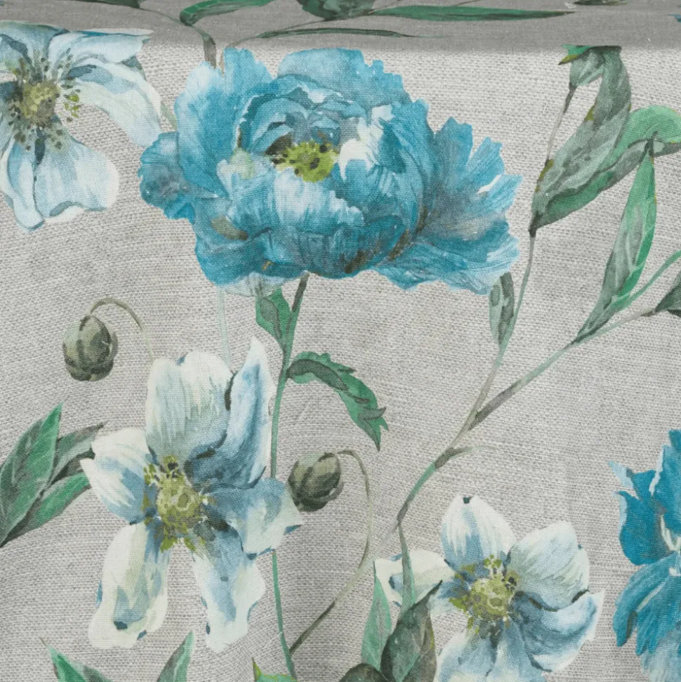 Blue Livia by the Yard - 114" Width