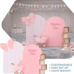 Blush Baby Foam Core Backdrop Kit by PopScene™