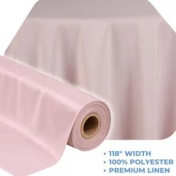 Blush La Petite France by the Yard - 118" Width
