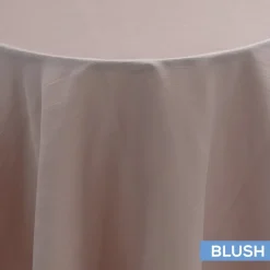 Blush - Royal Slub Designer Tablecloth - Many Size Options