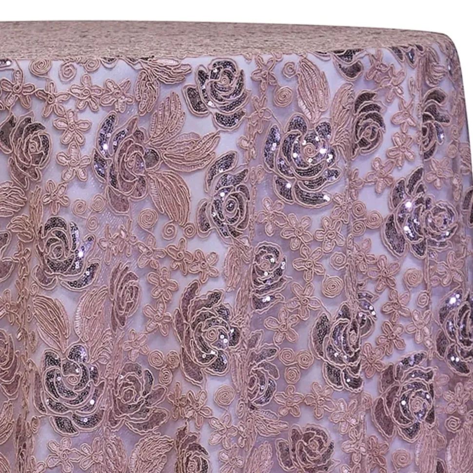 Blush - Sweetheart Lace Overlay by Eastern Mills - Many Size Options