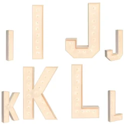 Bold Wood Marquee Letters - 4ft
