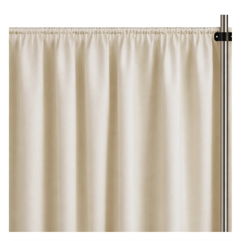 Bone La Petite France Curtain Panel w/ 4" Rod Pocket - 118" Wide - Many Size Options