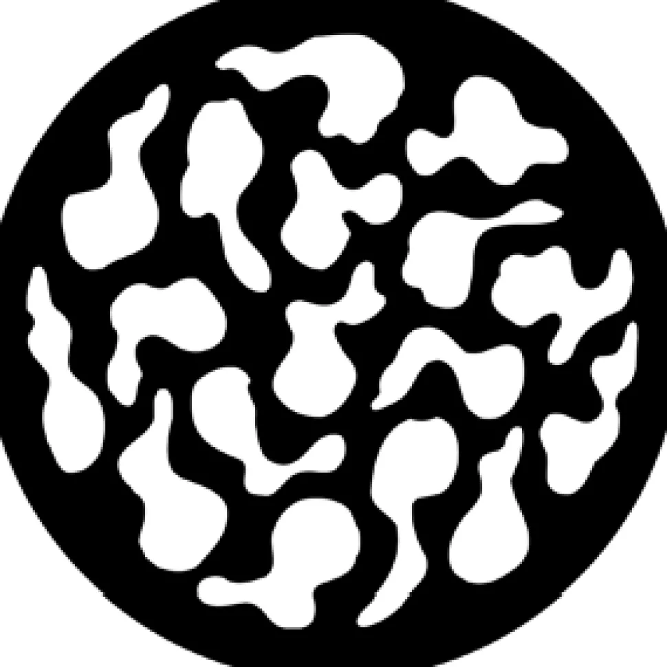 Breakup (Small) - Stock Gobo for Gobo Light Projectors - Choose your size!