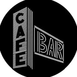 Cafe Bar - Stock Gobo for Gobo Light Projectors - Choose your size!