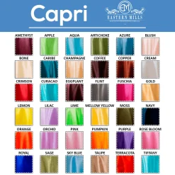 Capri - 100% Polyester - By The Yard - 117-118" Width