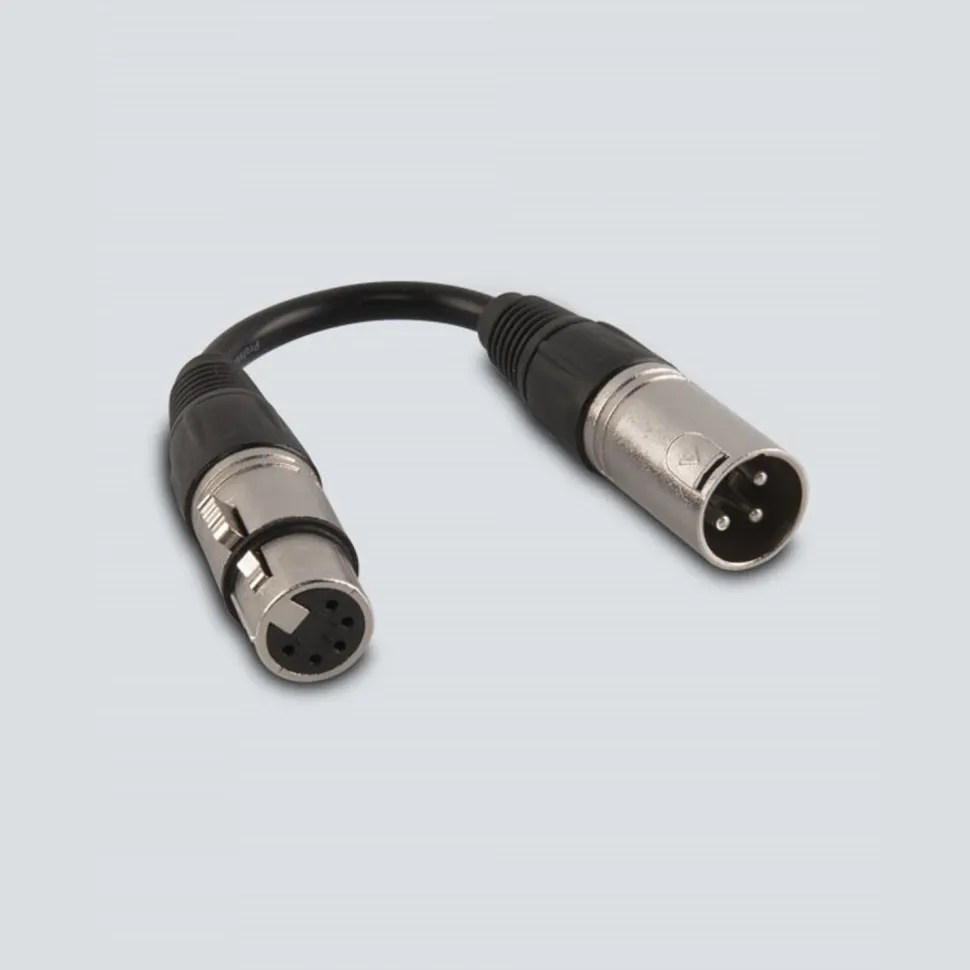 Chauvet 5-Pin Female to 3-Pin Male