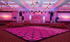 Checkerboard Style 3D Dance Floor - 20ft x 20ft