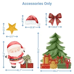 Christmas 1 Foam Core Birthday Backdrop Kit by PopScene™