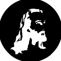 Christ - Stock Gobo for Gobo Light Projectors - Choose your size!