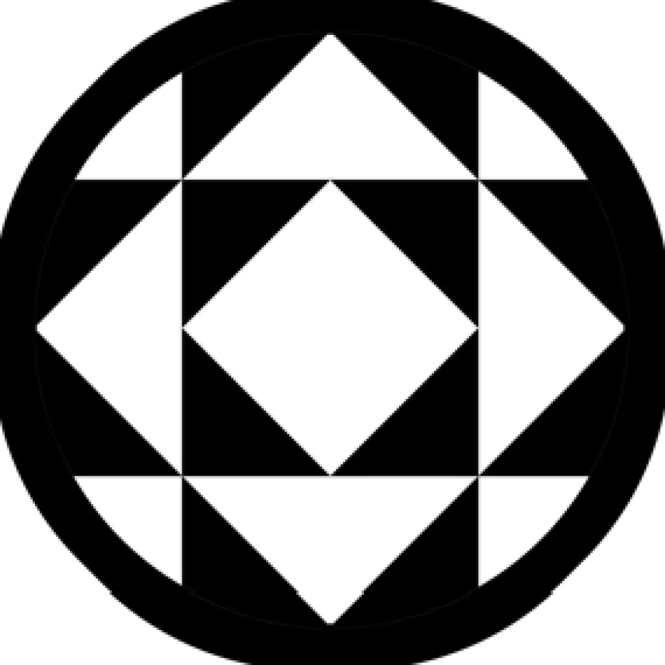 Circle Quilt - Stock Gobo for Gobo Light Projectors - Choose your size!