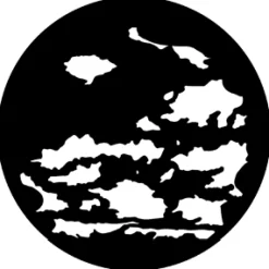 Cloud 6 - Stock Gobo for Gobo Light Projectors - Choose your size!