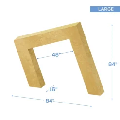 Collapsible 3D Abstract Square Arch - Size Options!