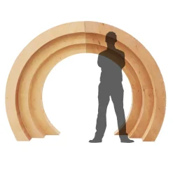 Collapsible 3D Celeste Arch