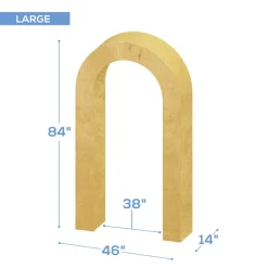 Collapsible 3D Curved Open Arch - Choose your Size!