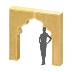 Collapsible 3D Jasmine Arch - 7.5ft Tall