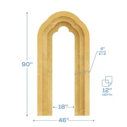 Collapsible 3D Juliette Arch - 7.5ft Tall