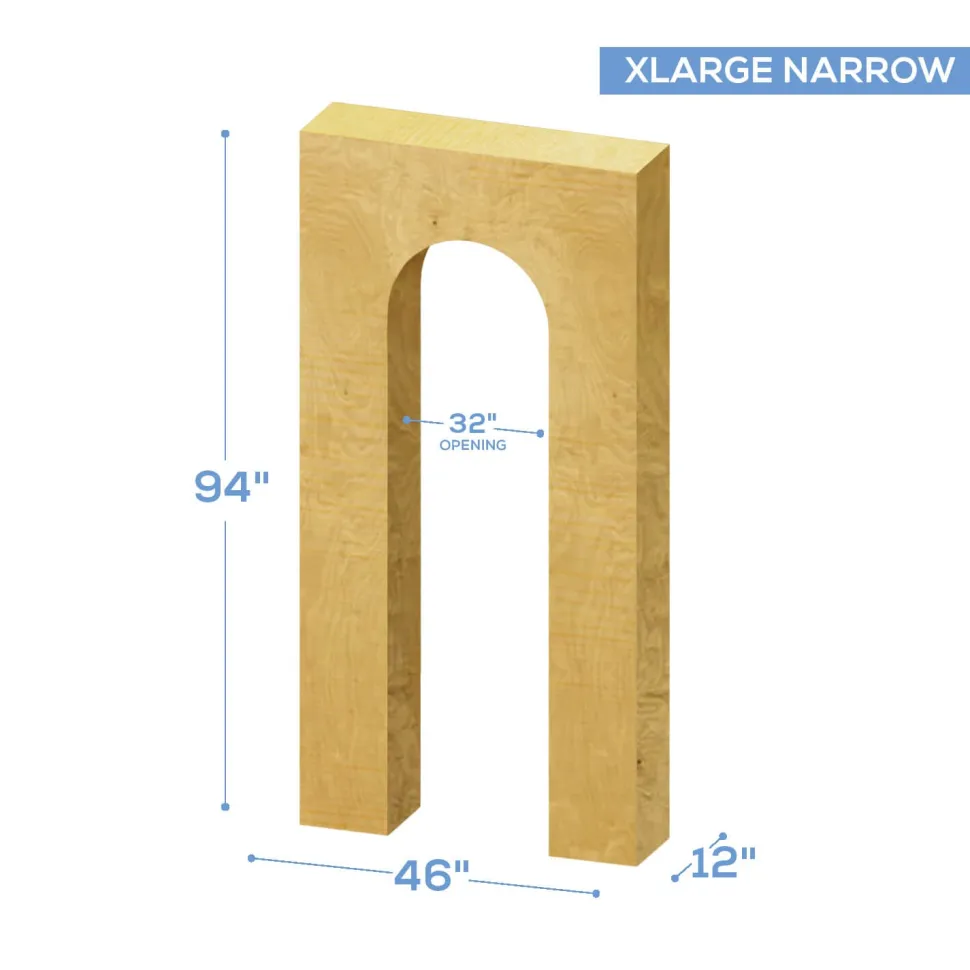 Collapsible 3D Rectangle Full Arch - Choose your Size!
