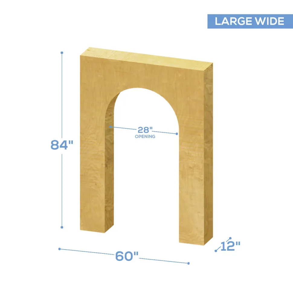 Collapsible 3D Rectangle Full Arch - Choose your Size!