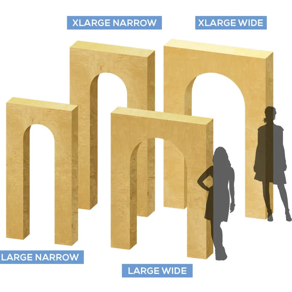 Collapsible 3D Rectangle Full Arch - Choose your Size!