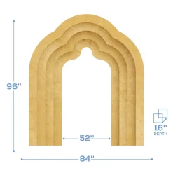 Collapsible 3D Seraphina Arch - 8ft Tall