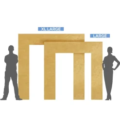 Collapsible 3D Square Open Arch - Size Options