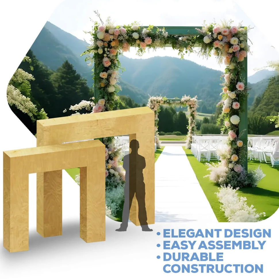 Collapsible 3D Square Open Arch - Set of 2 Arches!